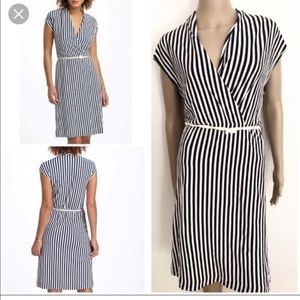 Anthropologie cotton striped dress